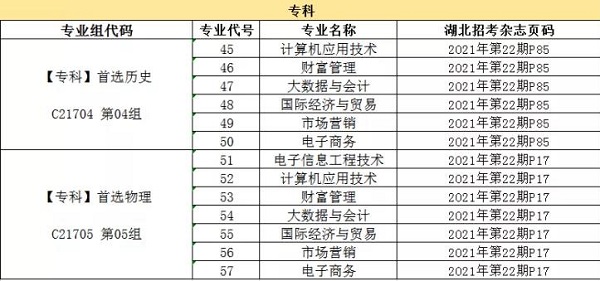 武汉工商学院专业代码